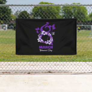 Floral March 8 International Woman's Day 2025 Banner