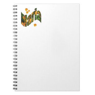 Floral Maria Name, Notebook