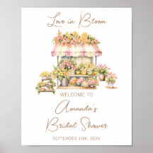 Floral Market Love In Bloom Bridal Shower Welcome