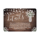 Floral Mason Jar Lights  Monogram Wedding Details 