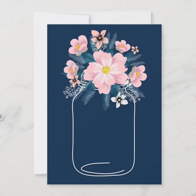 Floral mason jar template (Front)