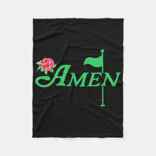 Floral Master Golfer Golf Lover Golf Flower Womens Fleece Blanket