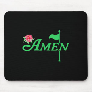 Floral Master Golfer Golf Lover Golf Flower Womens Mouse Mat