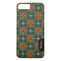 Floral mediaeval tile pattern CC0911 Augustus Pugi