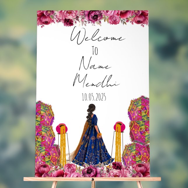 Floral Mendhi sign (Neutral)