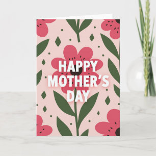Floral Message Greeting Card