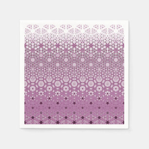 Floral Metamorphosis Pattern Napkin