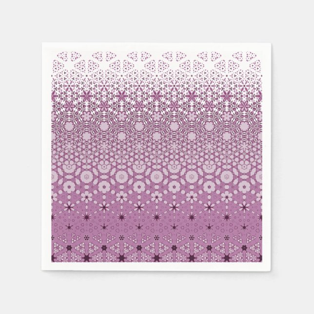 Floral Metamorphosis Pattern Napkin (Front)