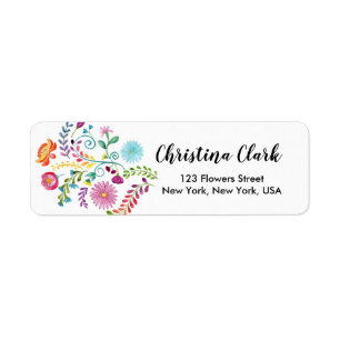 Floral Mexican Flowers Cute Personalised Custom