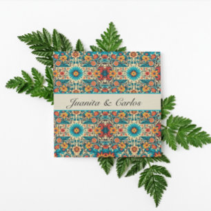 Floral Mexican Pattern, customisable Invitation