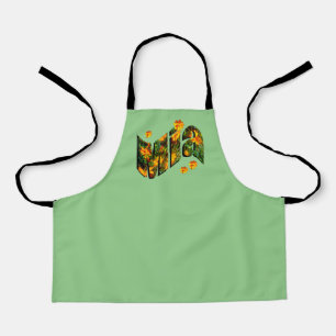 Floral Mia Name, Apron