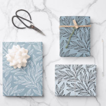 Floral Minimalist Gift Wrapping Paper