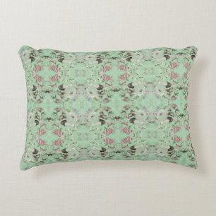 Floral Mint Sherbet Decorative Cushion