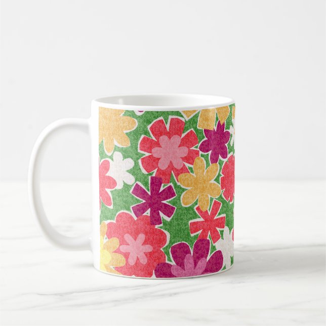 Floral Mix Coffee Mug (Left)