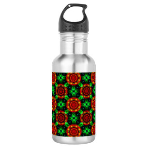 Floral Modern Boho Elegant Abstract Pattern #504 532 Ml Water Bottle