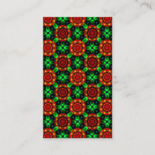Floral Modern Boho Elegant Abstract Pattern #504 Business Card