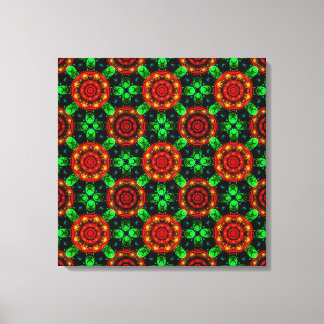 Floral Modern Boho Elegant Abstract Pattern #504 Canvas Print