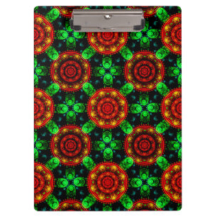 Floral Modern Boho Elegant Abstract Pattern #504 Clipboard