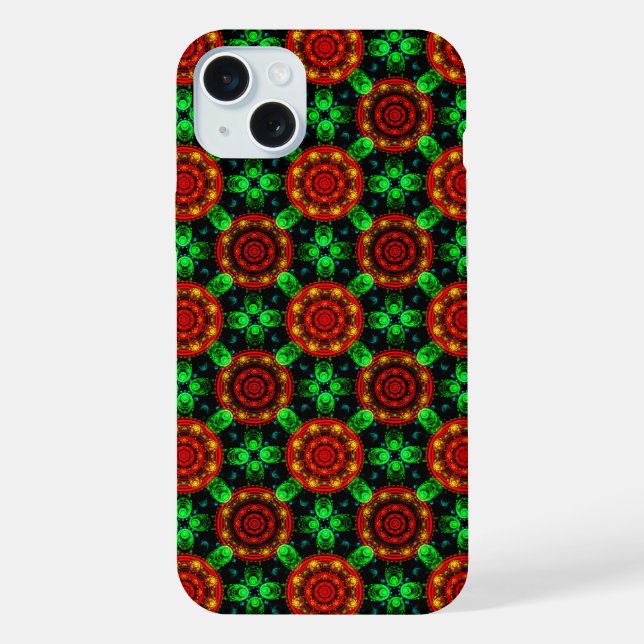 Floral Modern Boho Elegant Abstract Pattern #504 iPhone Case (Back)