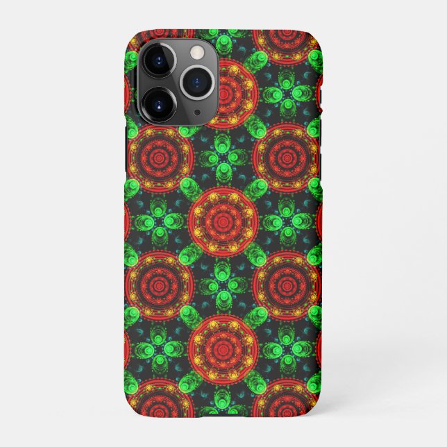 Floral Modern Boho Elegant Abstract Pattern #504 iPhone Case (Back)
