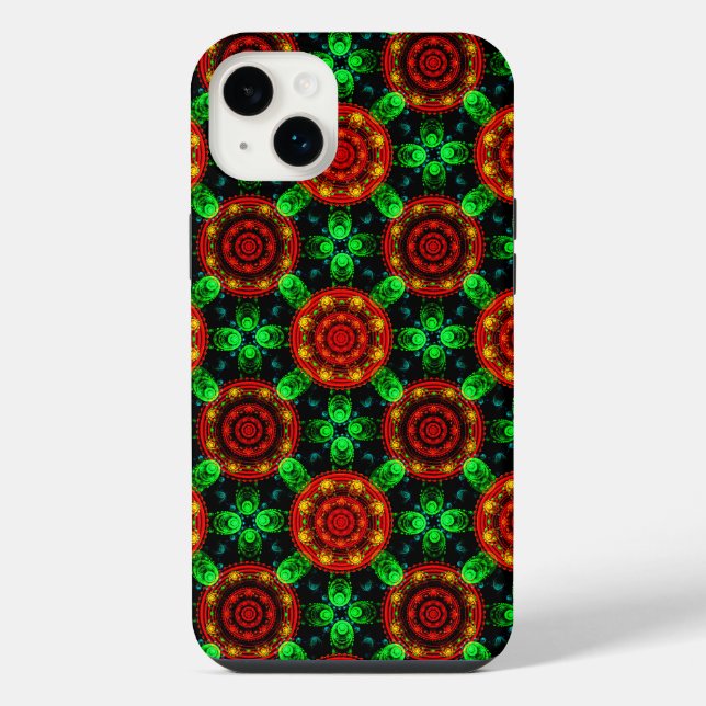 Floral Modern Boho Elegant Abstract Pattern #504 iPhone Case (Back)
