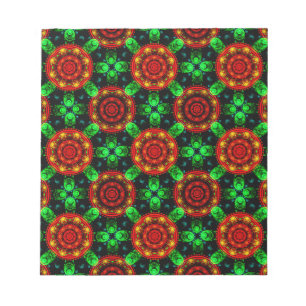 Floral Modern Boho Elegant Abstract Pattern #504 Notepad