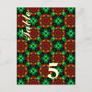 Floral Modern Boho Elegant Abstract Pattern #504 Postcard