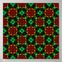 Floral Modern Boho Elegant Abstract Pattern #504