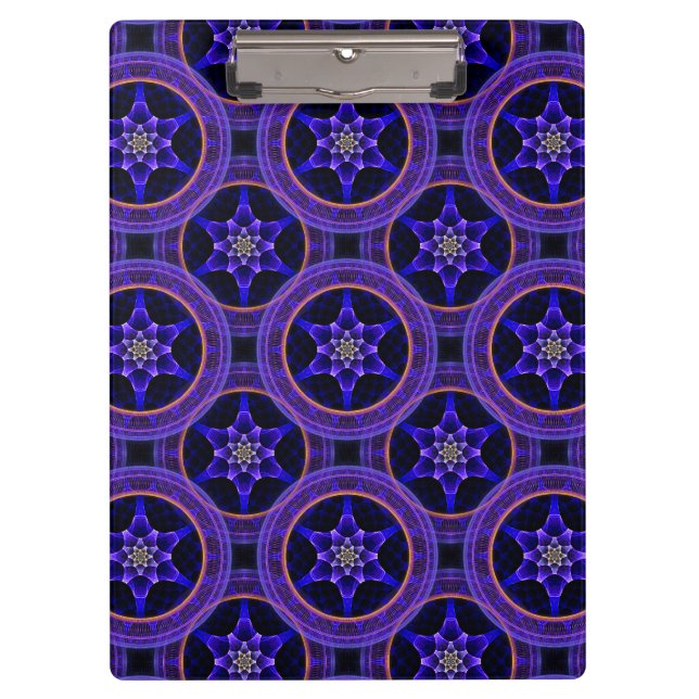 Floral Modern Boho Elegant Abstract Pattern #505 Clipboard (Front)
