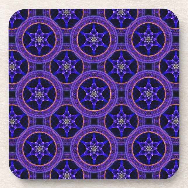 Floral Modern Boho Elegant Abstract Pattern #505 Coaster (Front)