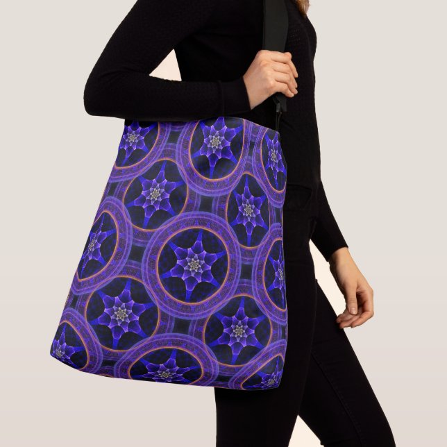 Floral Modern Boho Elegant Abstract Pattern #505 Crossbody Bag (Close Up)