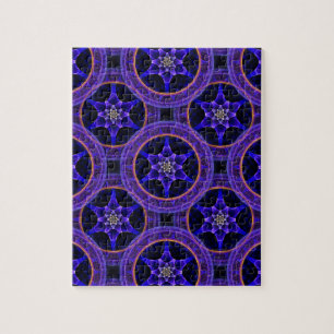 Floral Modern Boho Elegant Abstract Pattern #505 Jigsaw Puzzle