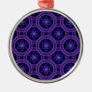 Floral Modern Boho Elegant Abstract Pattern #505 Metal Tree Decoration