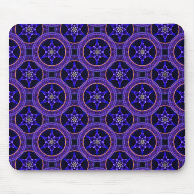 Floral Modern Boho Elegant Abstract Pattern #505 Mouse Mat (Front)