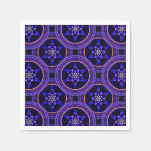 Floral Modern Boho Elegant Abstract Pattern #505 Napkin