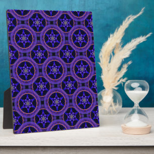 Floral Modern Boho Elegant Abstract Pattern #505 Plaque