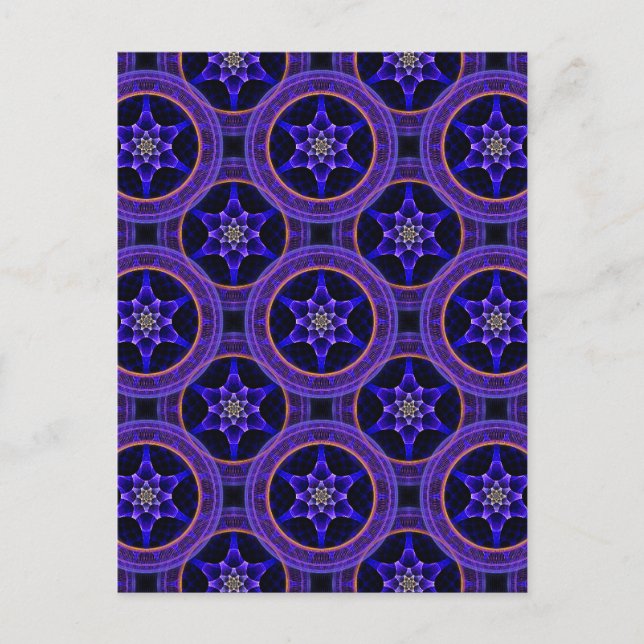 Floral Modern Boho Elegant Abstract Pattern #505 Postcard (Front)
