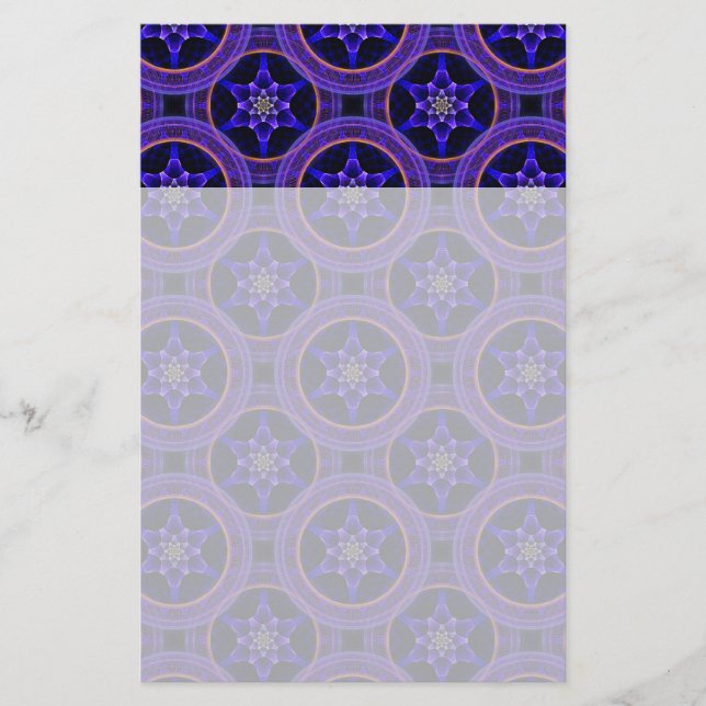 Floral Modern Boho Elegant Abstract Pattern #505 Stationery (Front)