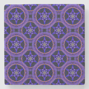 Floral Modern Boho Elegant Abstract Pattern #505 Stone Coaster