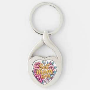 Floral Modern Luxury Gift Collection Key Ring
