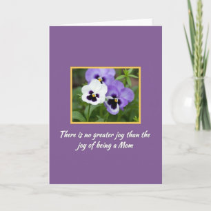 Floral Mom Joy Card