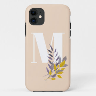 Floral Monogram iPhone 11 Case