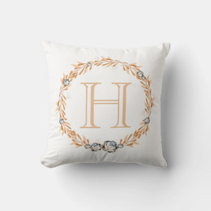 Floral Monogram Cushion