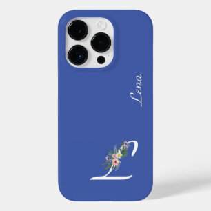 Floral Monogram I Retirement Case-Mate iPhone 14 Pro Case