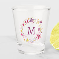 Floral Monogram Initial