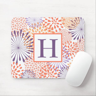 Floral Monogram Mouse Mat
