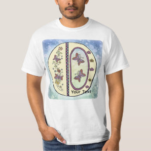 floral Monogram O t-shirt