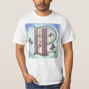 floral Monogram P t-shirt