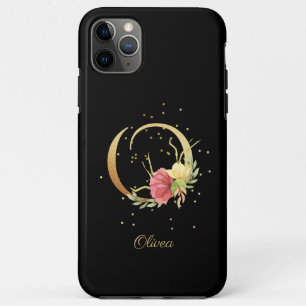 Floral Monogram Personalise Name Initial O Letter iPhone 11 Pro Max Case