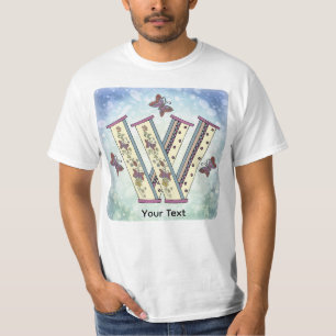 floral Monogram W t-shirt